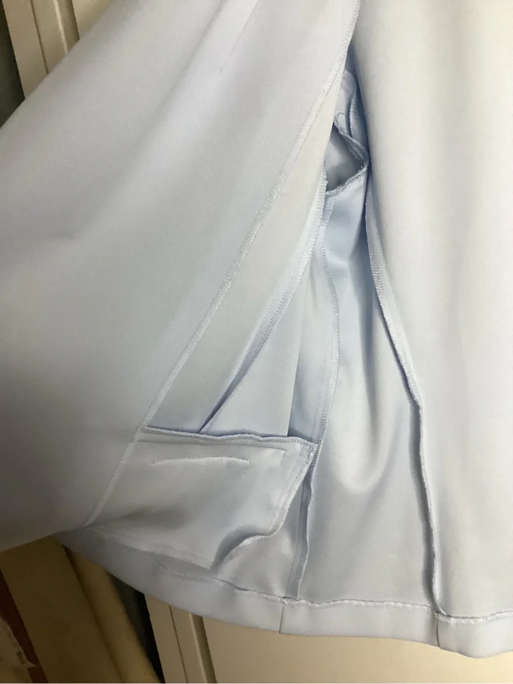 Anne Klein Pale Blue Open-Front Blazer Jacket M